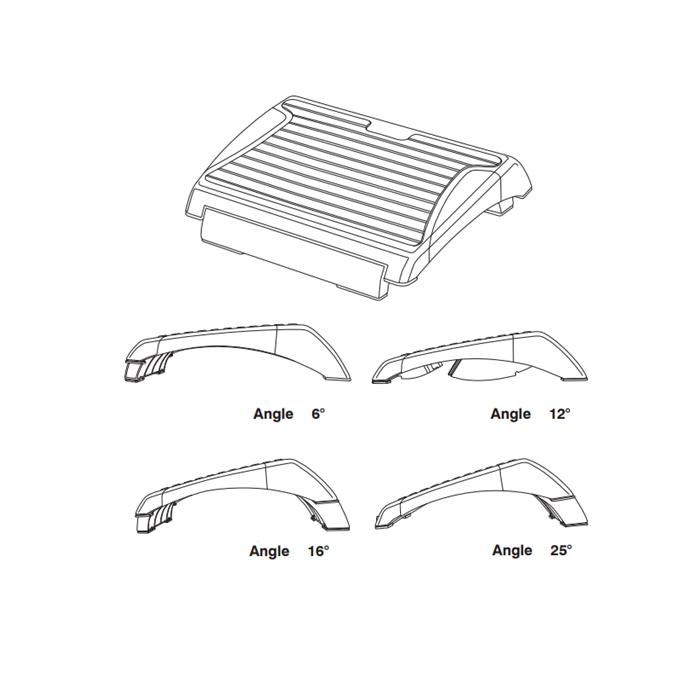 Footrest Safco RestEase Adjustable Footrest Ergonomic Office